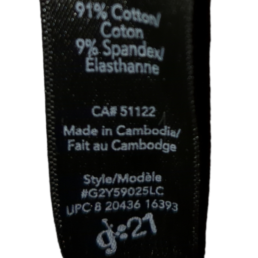 🌹3/25🌹G 21 Grey and Green Active Wear Pants    Size L. - Picture 15 of 15